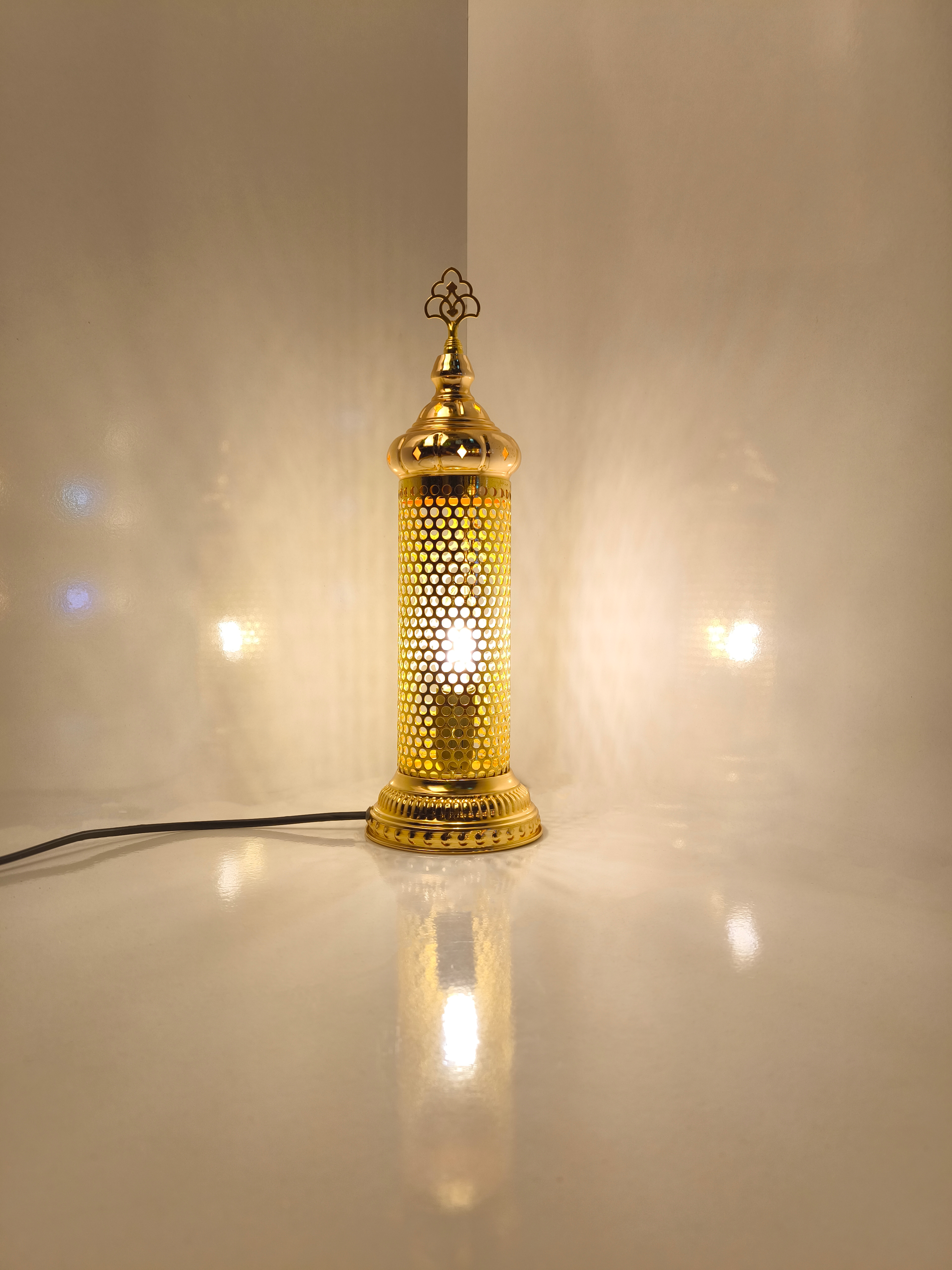 Gold Turkish Table Desk Lamp 