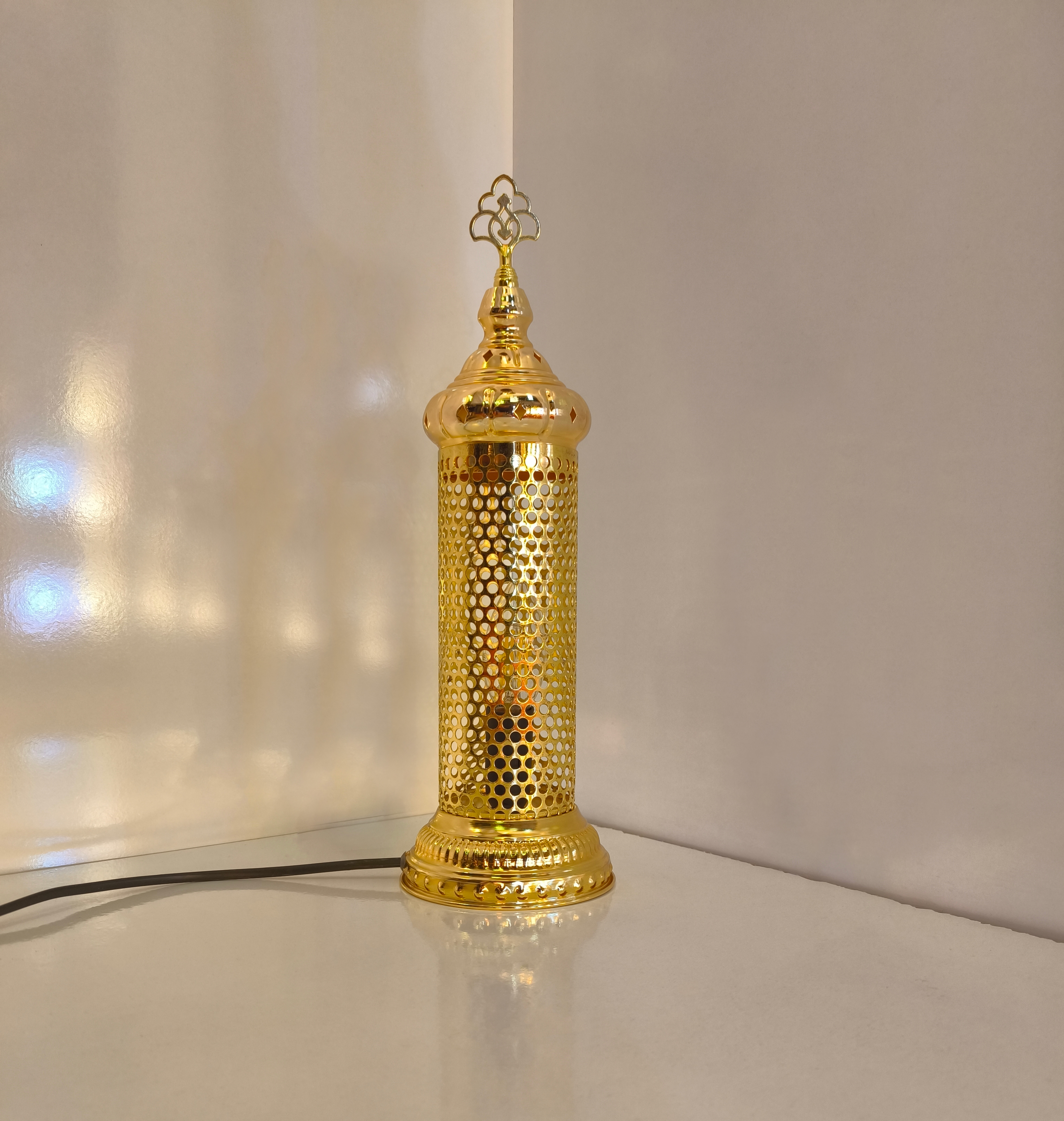 Gold Turkish Table Desk Lamp 