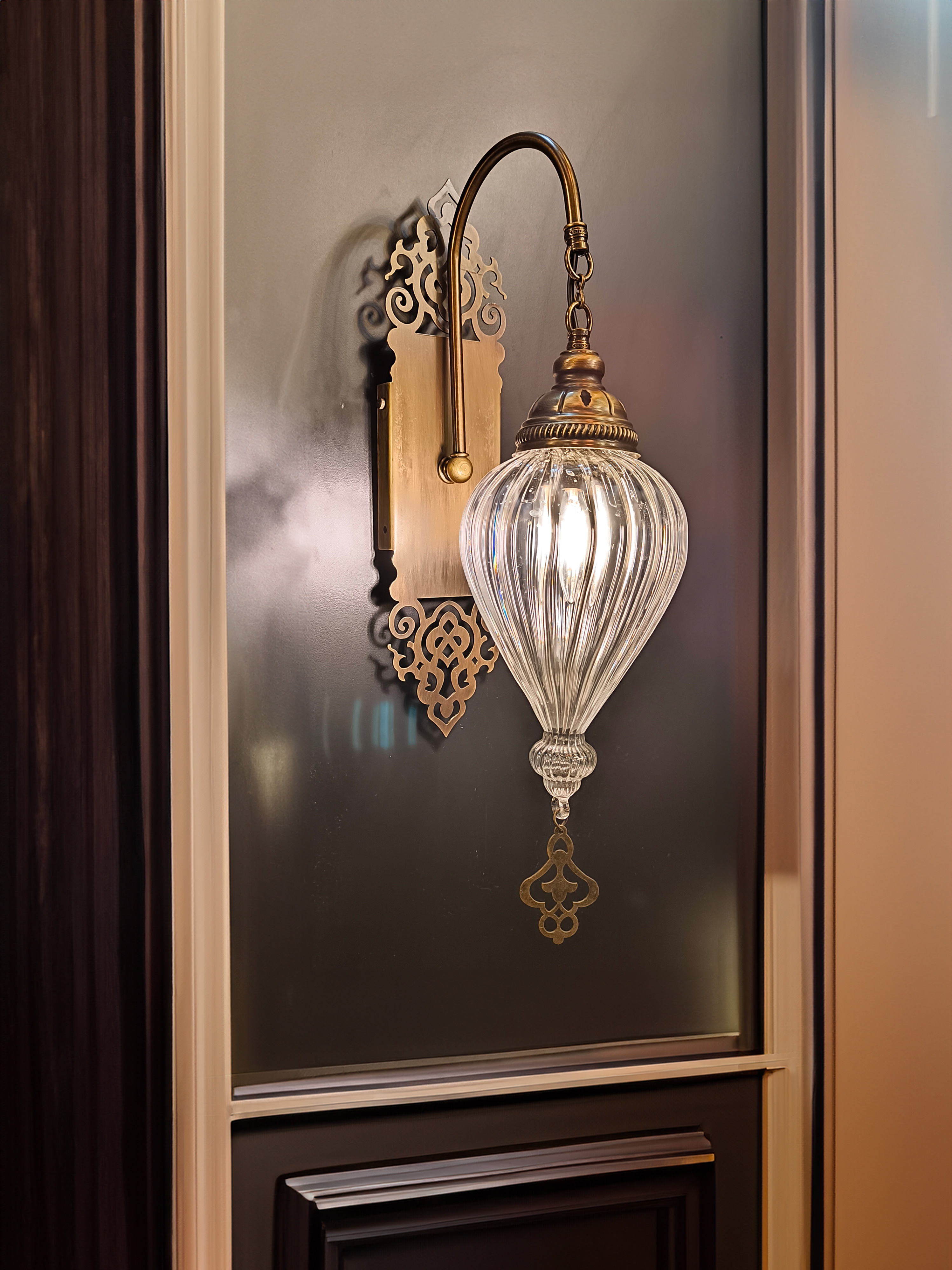 Turkish Glass Wall Sconce Lamp