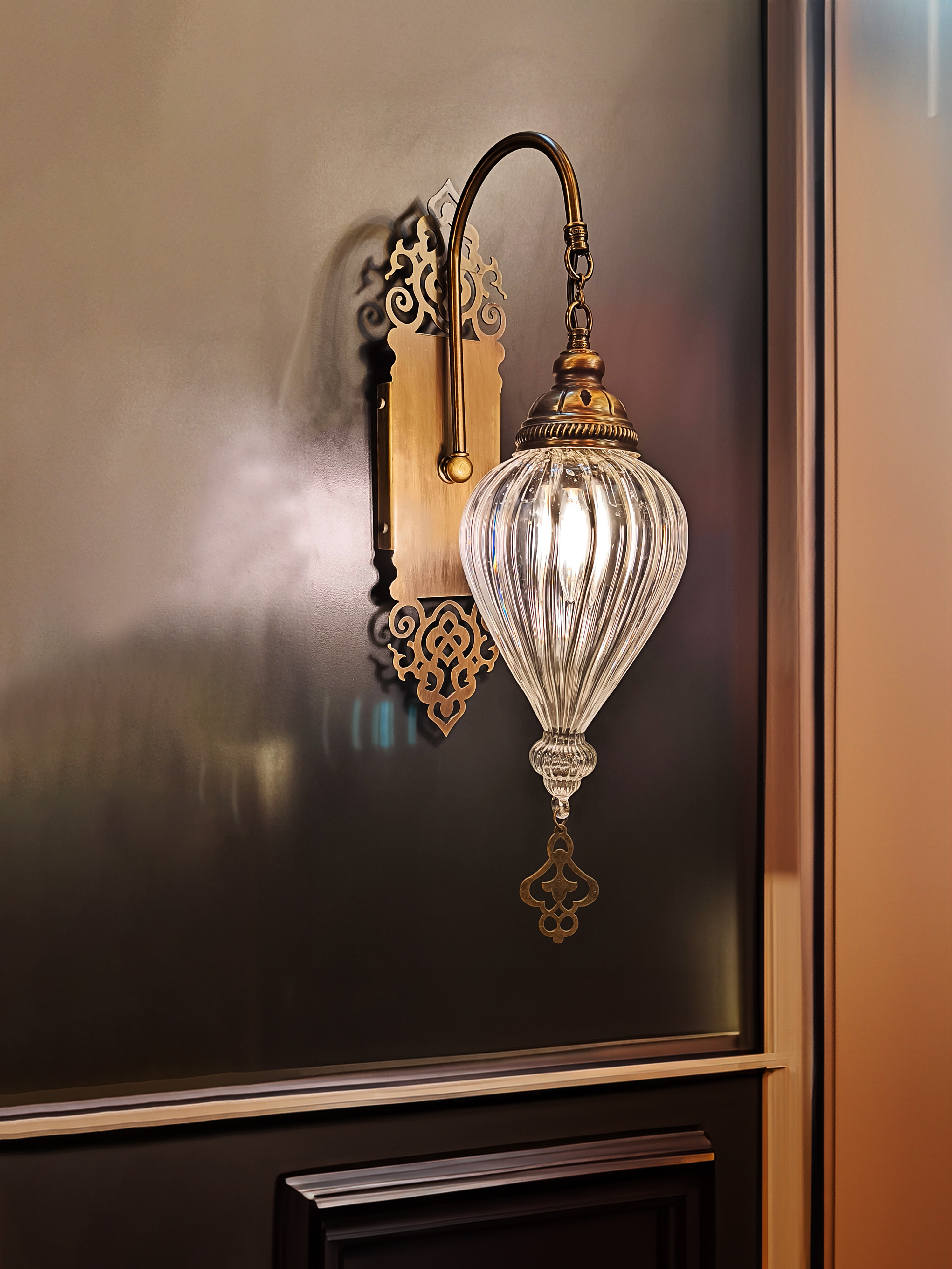 Turkish Glass Wall Sconce Lamp